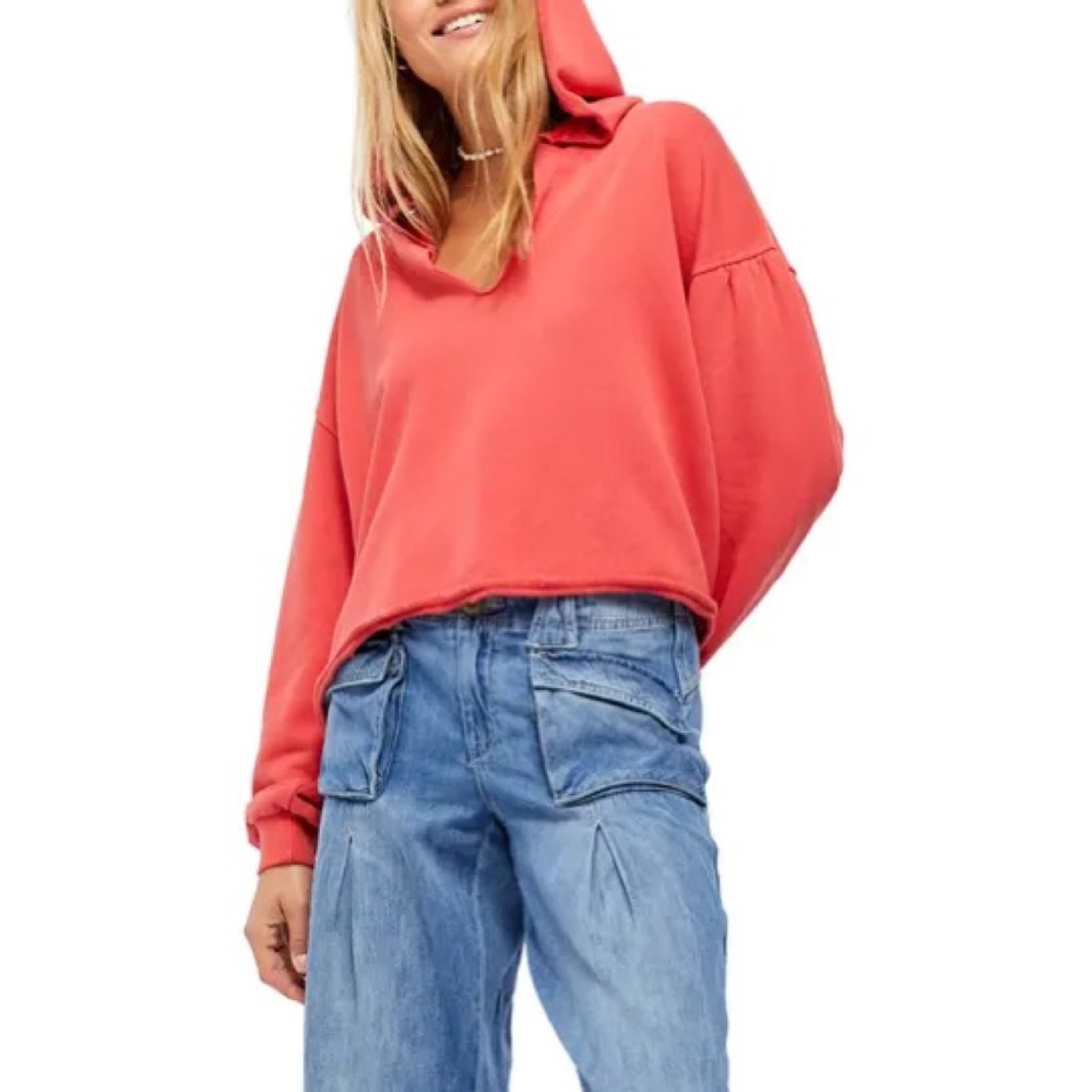 Free People Hooded Sweatshirt